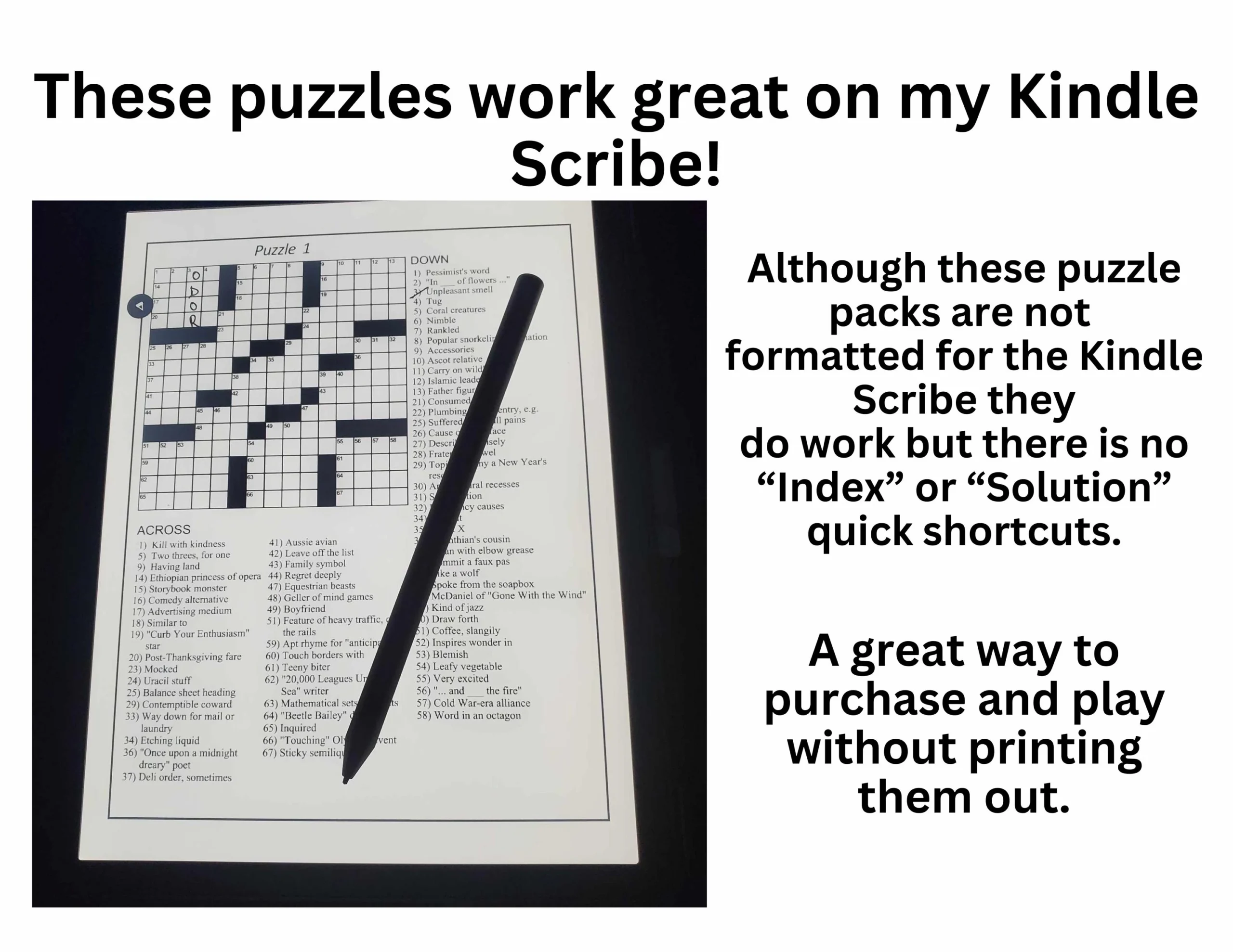 100 Crossword Puzzles Intermediate To Hard instant Download Etsy 100 Crossword Puzzles Intermediate To Hard instant Download Etsy