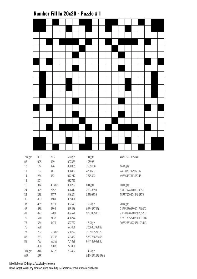 100 Number Fill In Puzzles Volume 4 PRINTABLE DOWNLOADABLE Puzzles By Nilo 100 Number Fill In Puzzles Volume 4 PRINTABLE DOWNLOADABLE Puzzles By Nilo