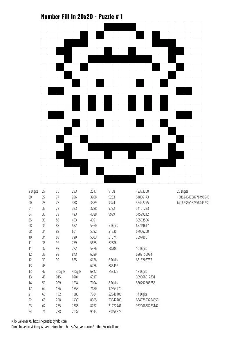 100 Number Fill In Puzzles Volume 9 PRINTABLE DOWNLOADABLE Puzzles By Nilo 100 Number Fill In Puzzles Volume 9 PRINTABLE DOWNLOADABLE Puzzles By Nilo