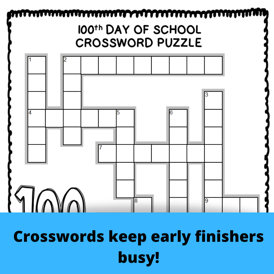 School Crossword Puzzles Printable School Crossword Puzzles Printable