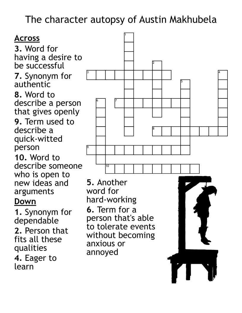 10th Grade Vocab Xword Crossword WordMint