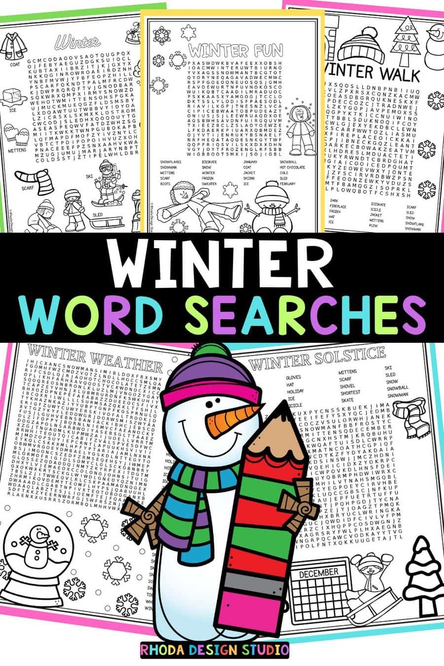 11 Winter Word Searches Free Printable 11 Winter Word Searches Free Printable