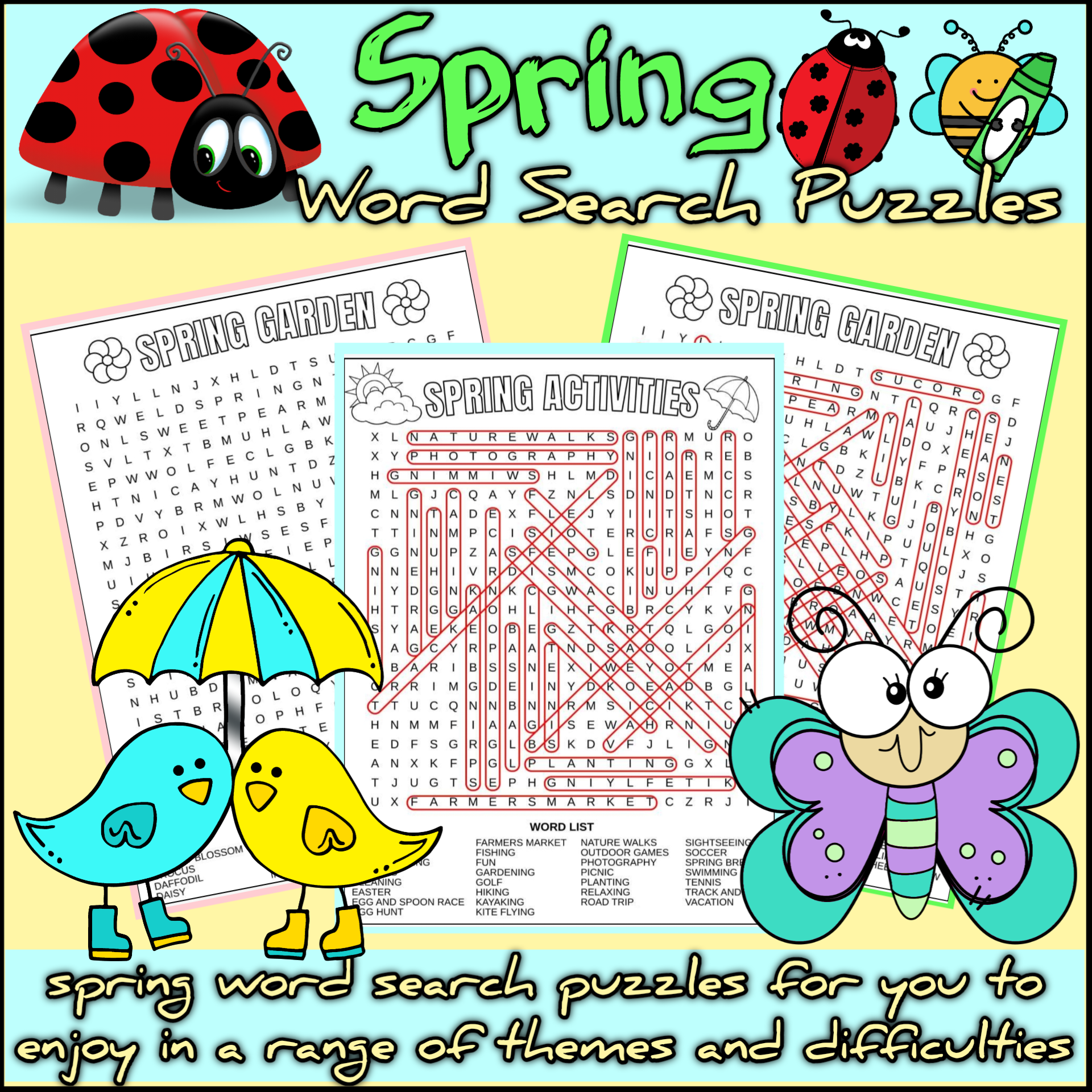 12 Best Spring Word Search Puzzles Printable Activities For Kids Teaching Resources 12 Best Spring Word Search Puzzles Printable Activities For Kids Teaching Resources