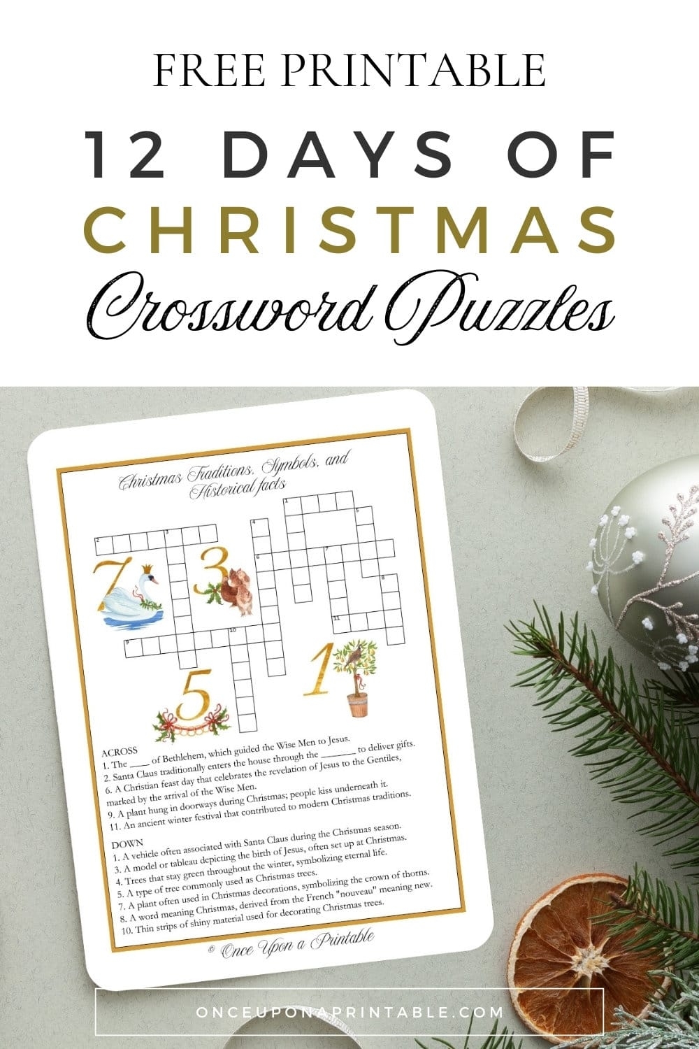 Christmas Crossword Puzzles Free Printable Christmas Crossword Puzzles Free Printable