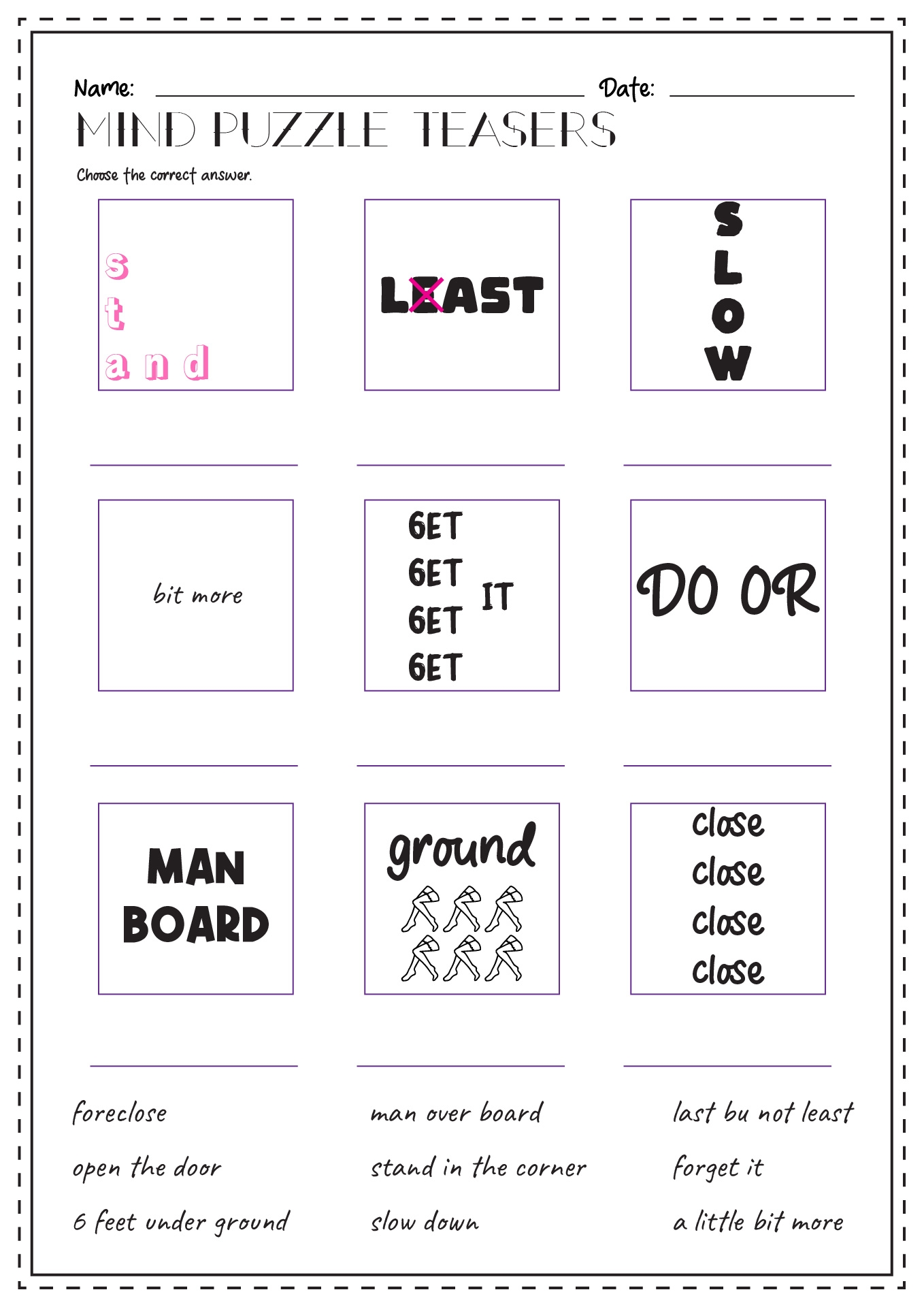 12 Printable Brain Teaser Worksheets Free PDF At Worksheeto 12 Printable Brain Teaser Worksheets Free PDF At Worksheeto
