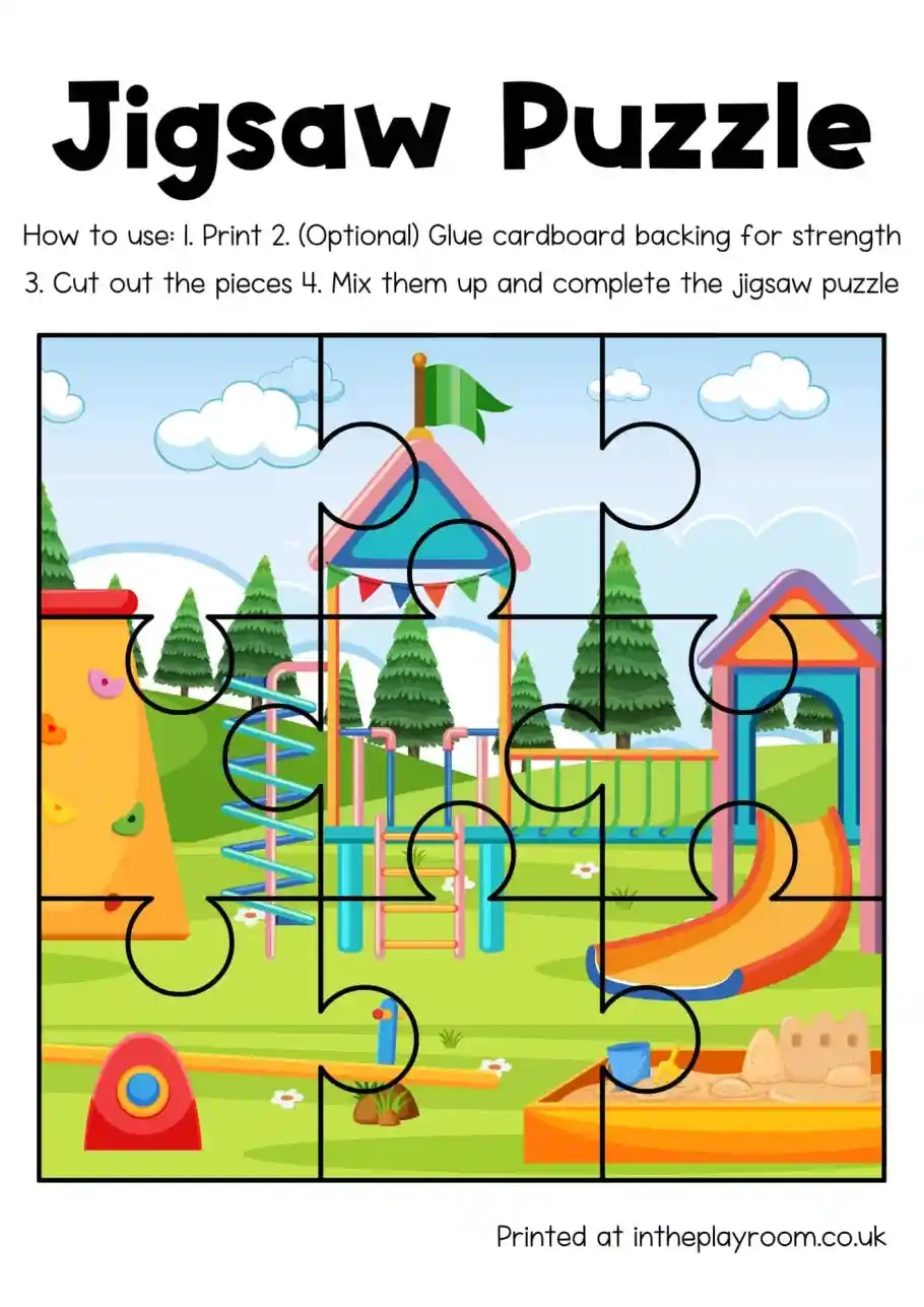 16 Free Printable Jigsaw Puzzles For Kids In The Playroom 16 Free Printable Jigsaw Puzzles For Kids In The Playroom