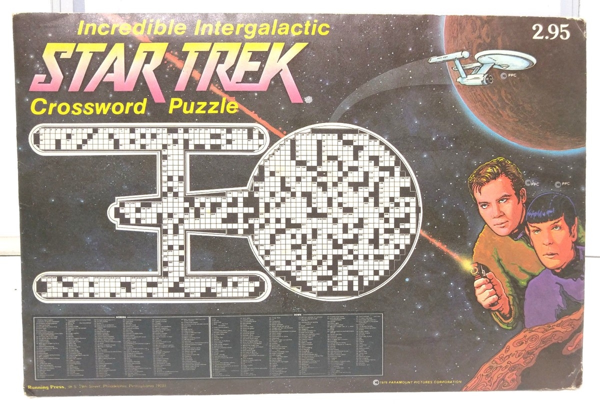 1975 Incredible Intergalactic Star Trek Crossword Puzzle Book W Envelope E1130 EBay 1975 Incredible Intergalactic Star Trek Crossword Puzzle Book W Envelope E1130 EBay