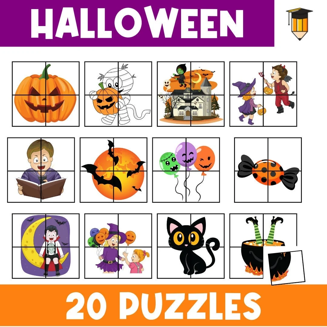 20 HALLOWEEN PUZZLES Puzzles For Kids Early Years Puzzle Fine Motor Homeschool Children s Puzzles Instant Download Halloween Etsy 20 HALLOWEEN PUZZLES Puzzles For Kids Early Years Puzzle Fine Motor Homeschool Children s Puzzles Instant Download Halloween Etsy