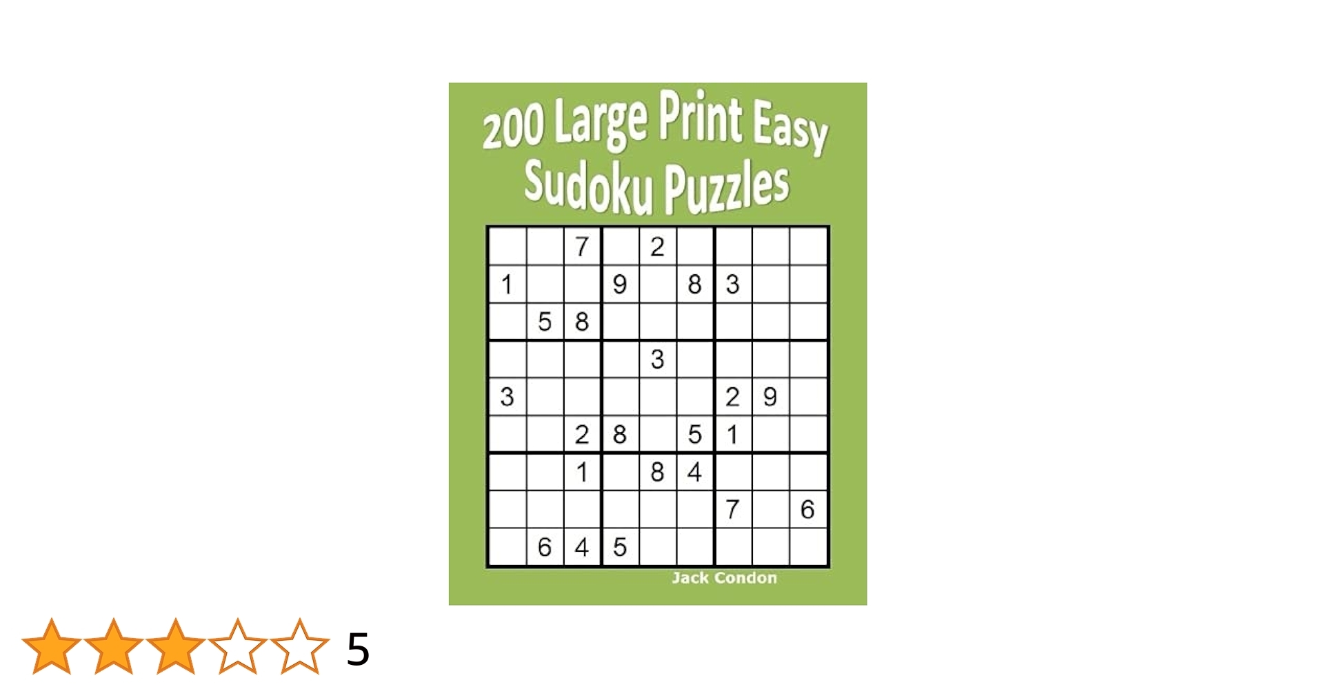 200 Large Print Easy Sudoku Puzzles Condon Jack 9781530653737 Amazon Books 200 Large Print Easy Sudoku Puzzles Condon Jack 9781530653737 Amazon Books