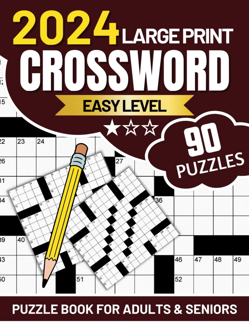 2024 Large Print Easy Crossword Puzzle Book For Adults Seniors 90 Puzzles By Malak Castellanos American Book Warehouse 2024 Large Print Easy Crossword Puzzle Book For Adults Seniors 90 Puzzles By Malak Castellanos American Book Warehouse