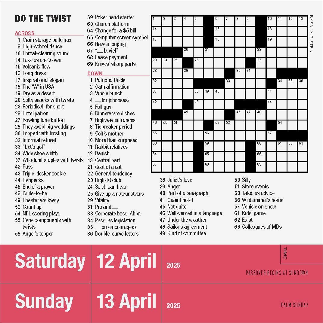 2025 Mensa 10 Minute Crossword Puzzles Page A Day Calendar By Stanley Newman Workman Calendars Content Bookstore 2025 Mensa 10 Minute Crossword Puzzles Page A Day Calendar By Stanley Newman Workman Calendars Content Bookstore