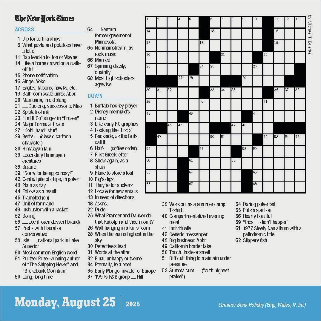 2025 The New York Times Crossword Page A Day Calendar By The New York Times Workman Calendars Will Shortz Content Bookstore 2025 The New York Times Crossword Page A Day Calendar By The New York Times Workman Calendars Will Shortz Content Bookstore