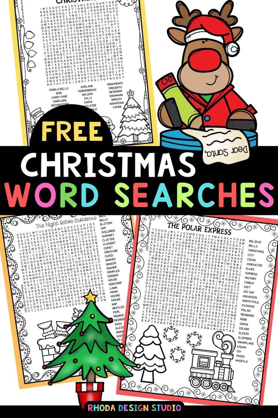 25 Free Christmas Word Searches 25 Free Christmas Word Searches