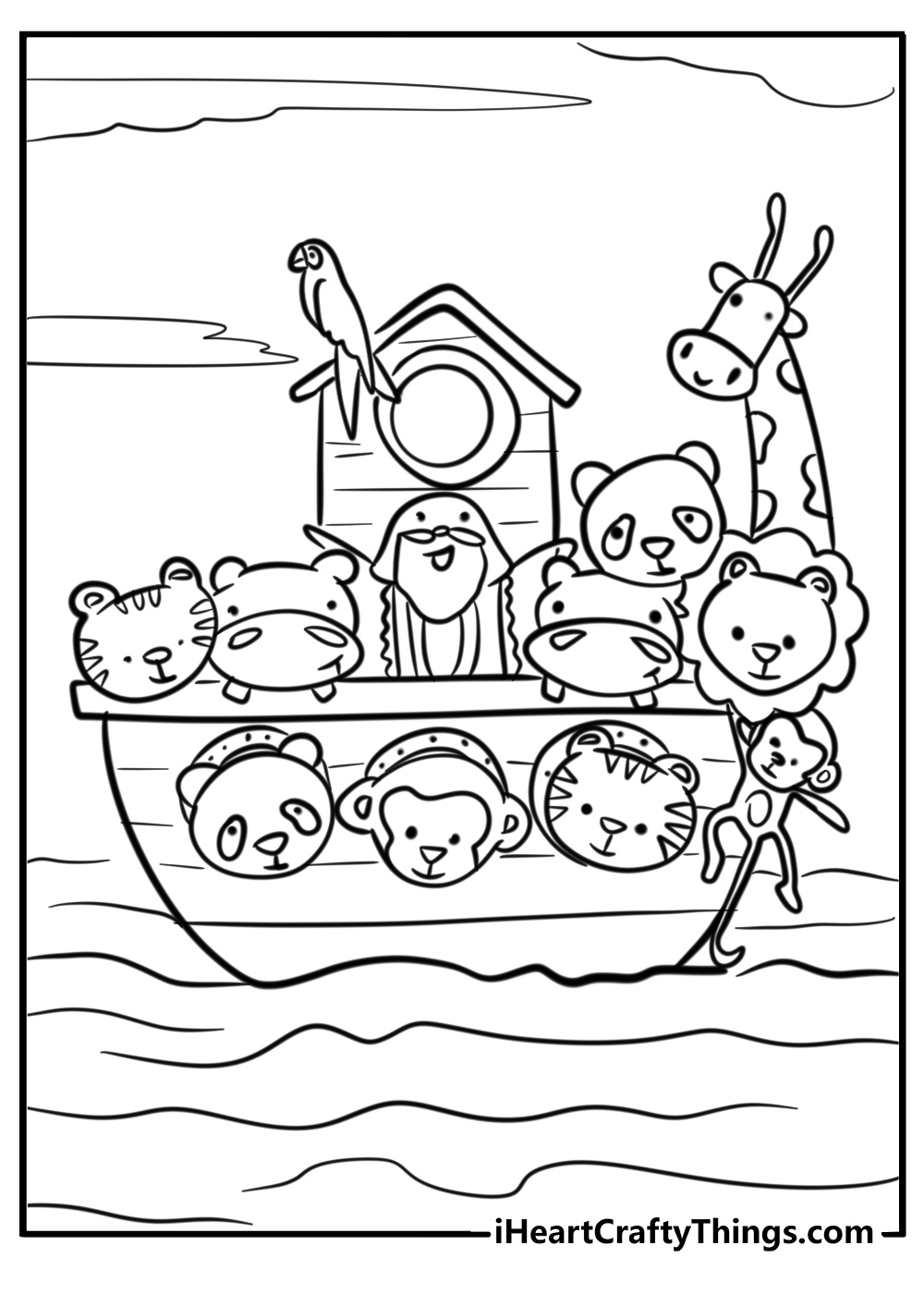 Noah Coloring Pages And Puzzles Printables Noah Coloring Pages And Puzzles Printables