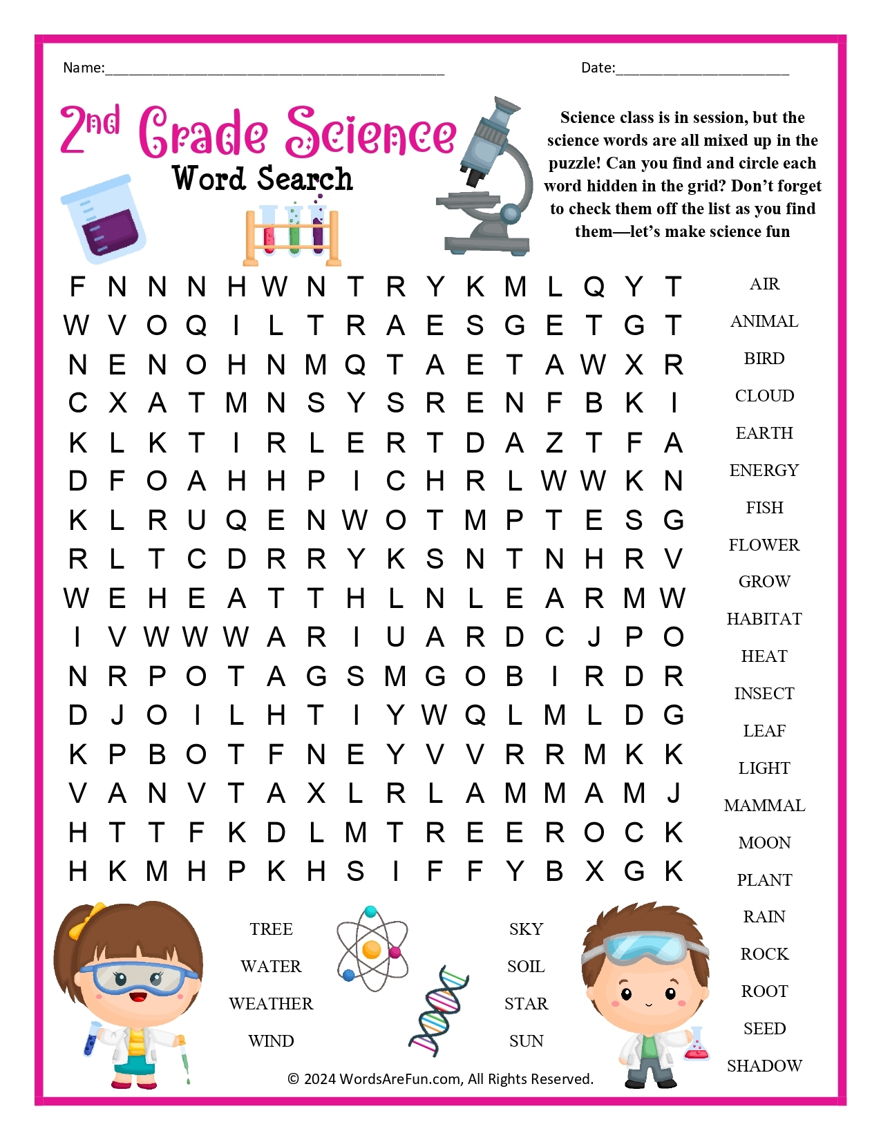 2nd Grade Printable Crossword Puzzles 2nd Grade Printable Crossword Puzzles