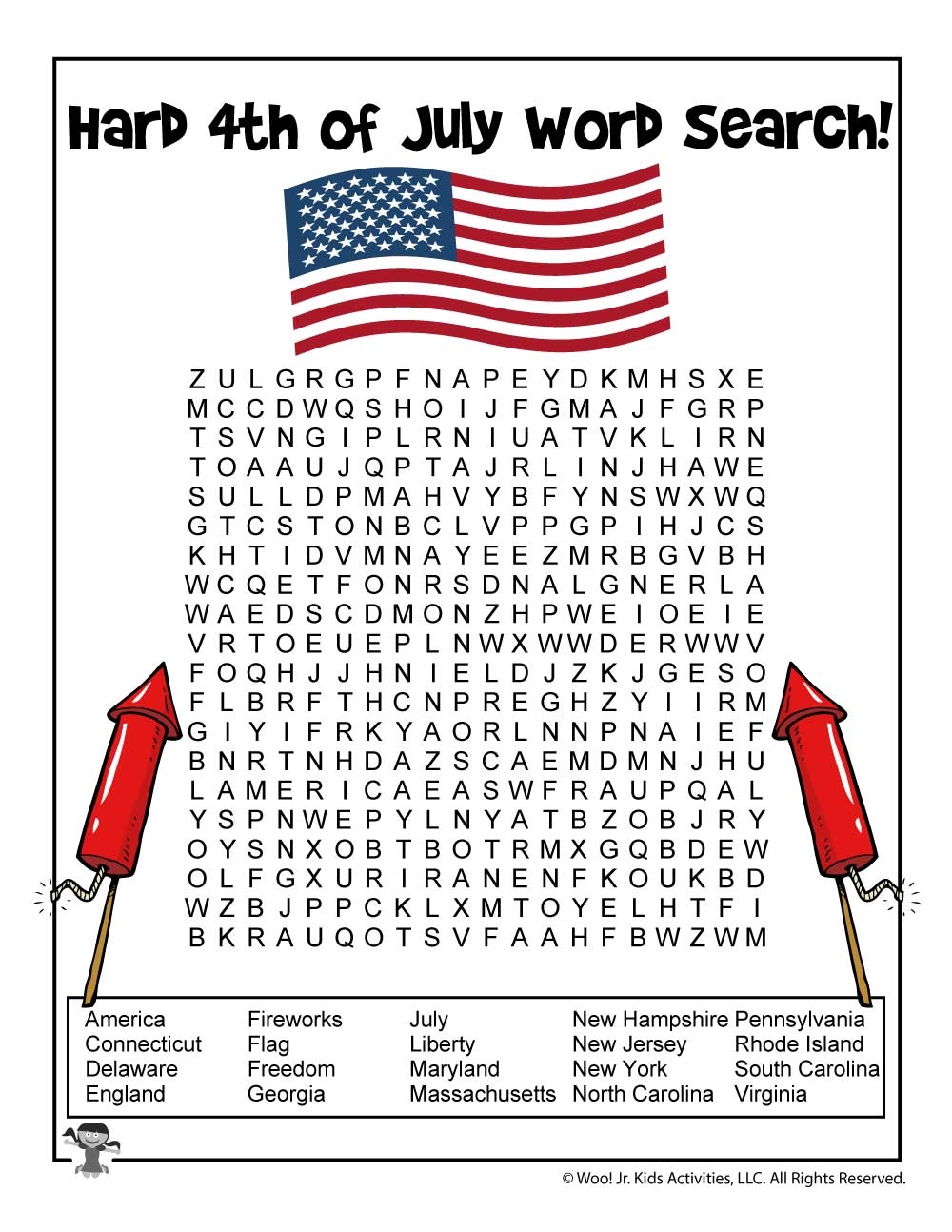 4th Of July Activity Pages For Kids Woo Jr Kids Activities Children s Publishing