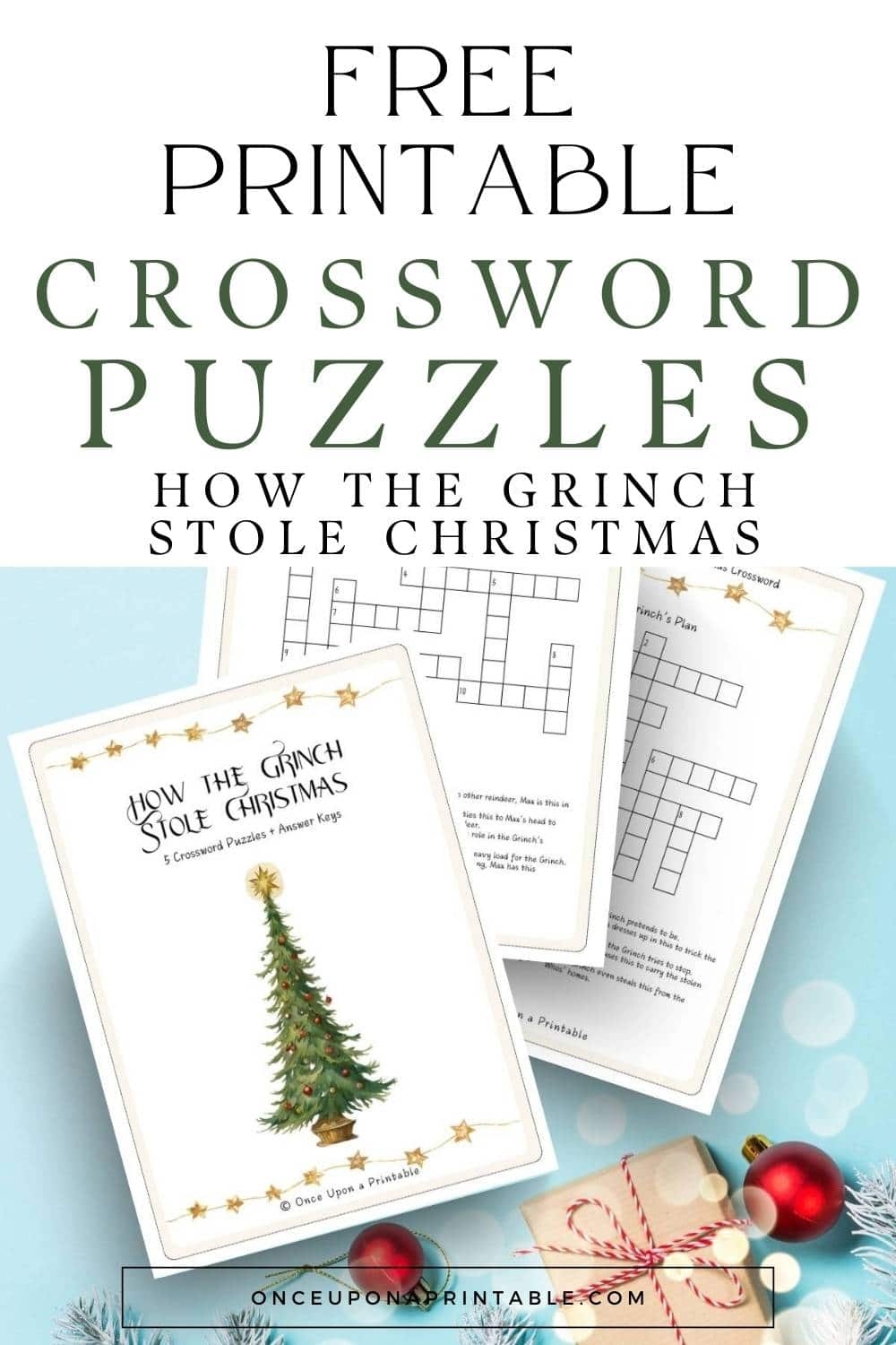 5 How The Grinch Stole Christmas Crossword Puzzles Free Once Upon A Printable 5 How The Grinch Stole Christmas Crossword Puzzles Free Once Upon A Printable