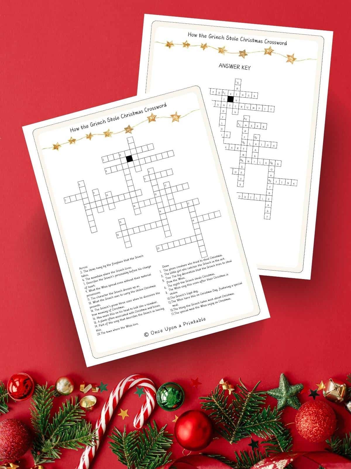 5 How The Grinch Stole Christmas Crossword Puzzles Free Once Upon A Printable 5 How The Grinch Stole Christmas Crossword Puzzles Free Once Upon A Printable