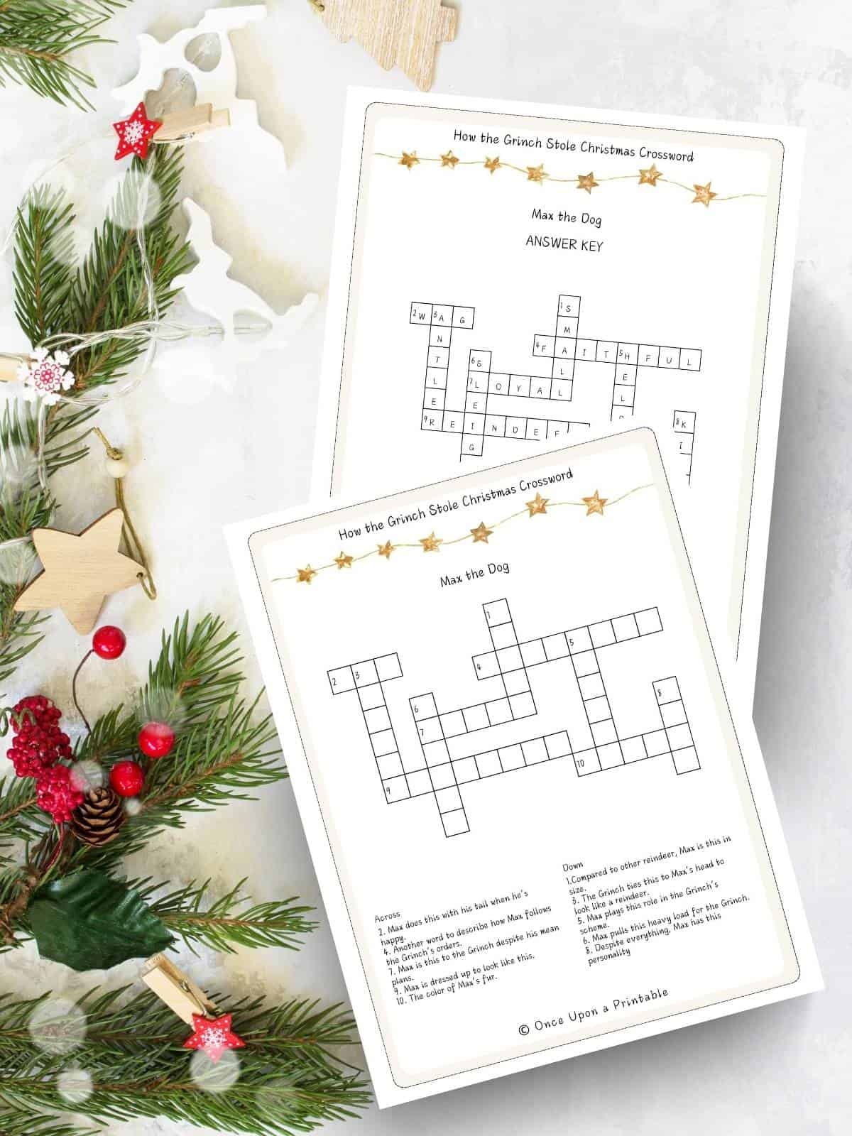5 How The Grinch Stole Christmas Crossword Puzzles Free Once Upon A Printable 5 How The Grinch Stole Christmas Crossword Puzzles Free Once Upon A Printable