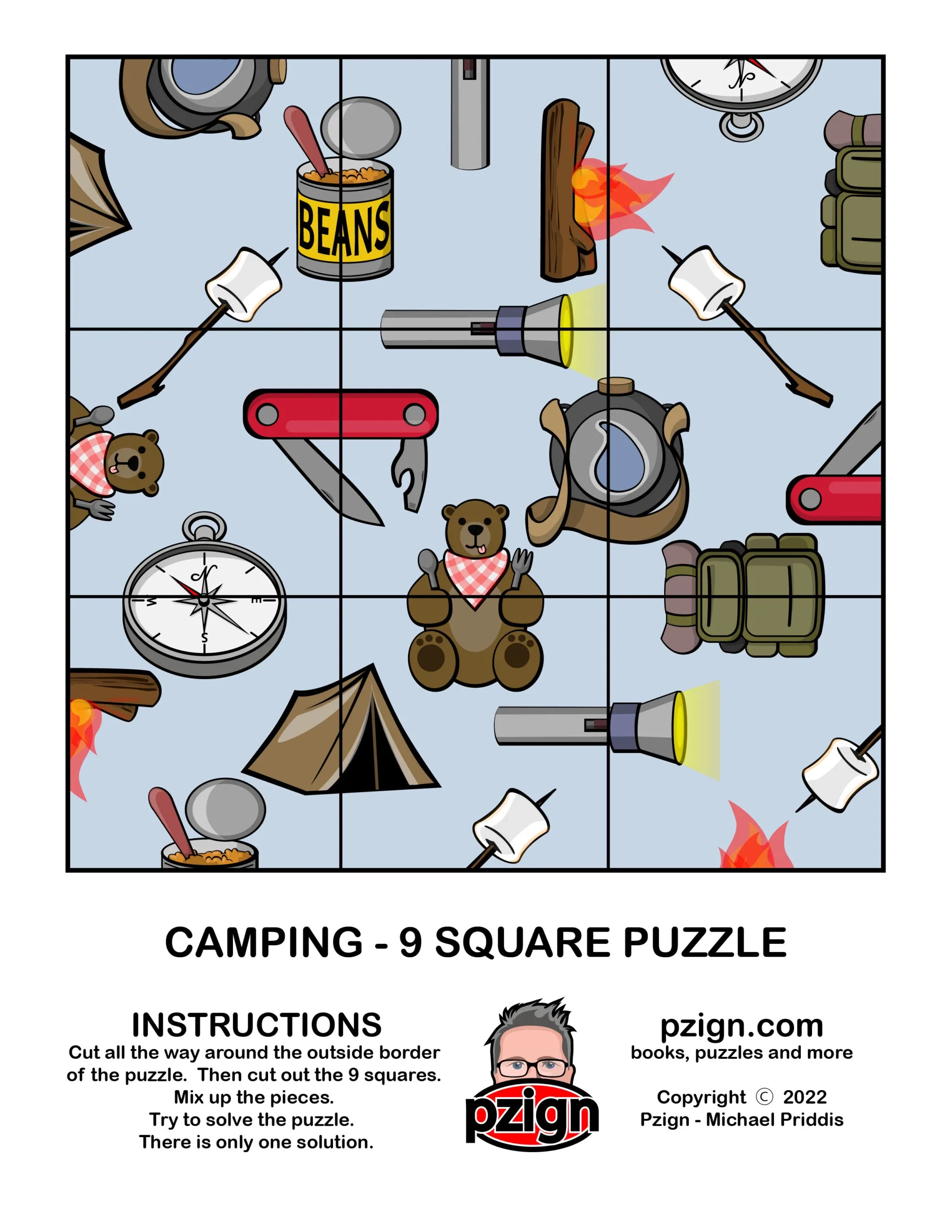 9 Square Puzzles Free Printable Pzign 9 Square Puzzles Free Printable Pzign
