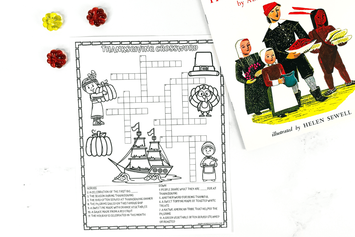 A Thanksgiving Crossword Printable For Festive Family Fun A Thanksgiving Crossword Printable For Festive Family Fun
