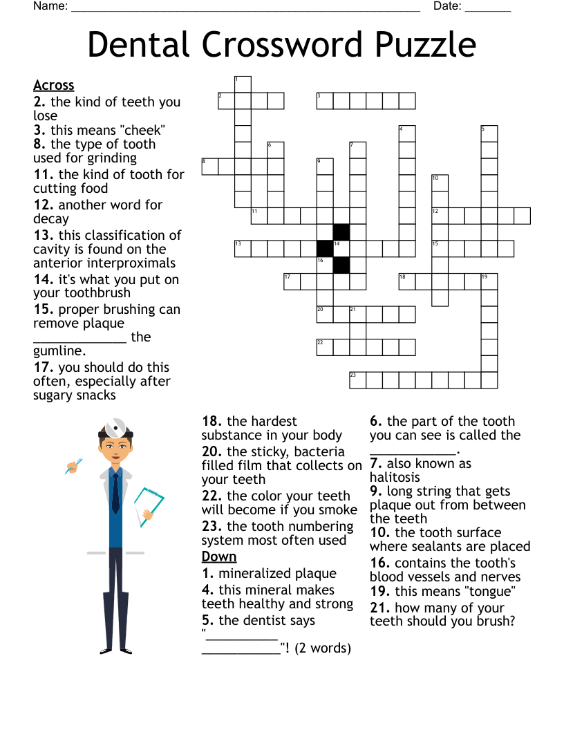 All About The Mouth Crossword WordMint All About The Mouth Crossword WordMint