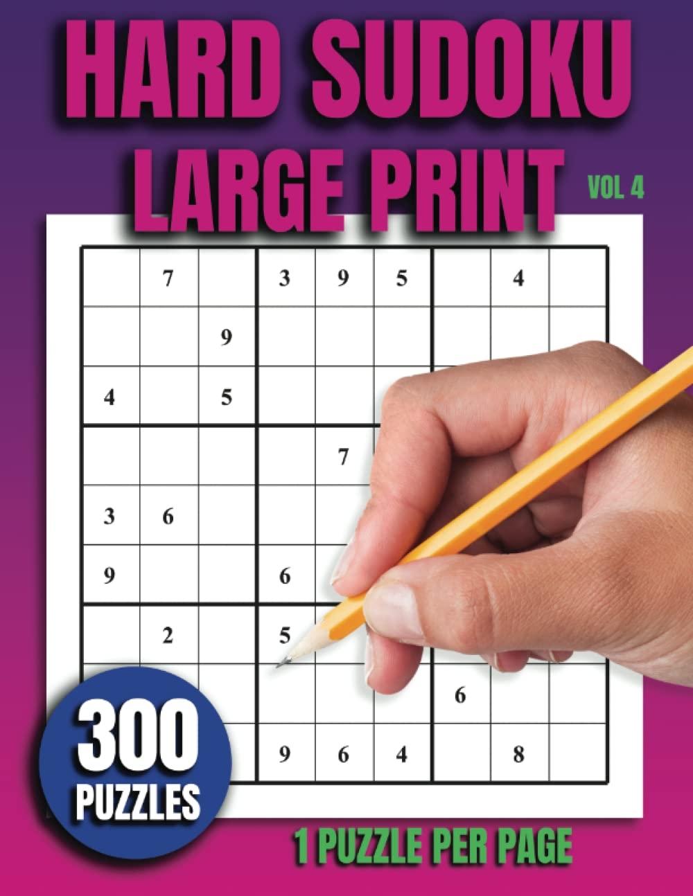 Amazon Hard Sudoku Large Print Volume 4 300 Puzzles 1 Puzzle Per Page Answers Included 9798841611554 Bloomfield C A Books Amazon Hard Sudoku Large Print Volume 4 300 Puzzles 1 Puzzle Per Page Answers Included 9798841611554 Bloomfield C A Books