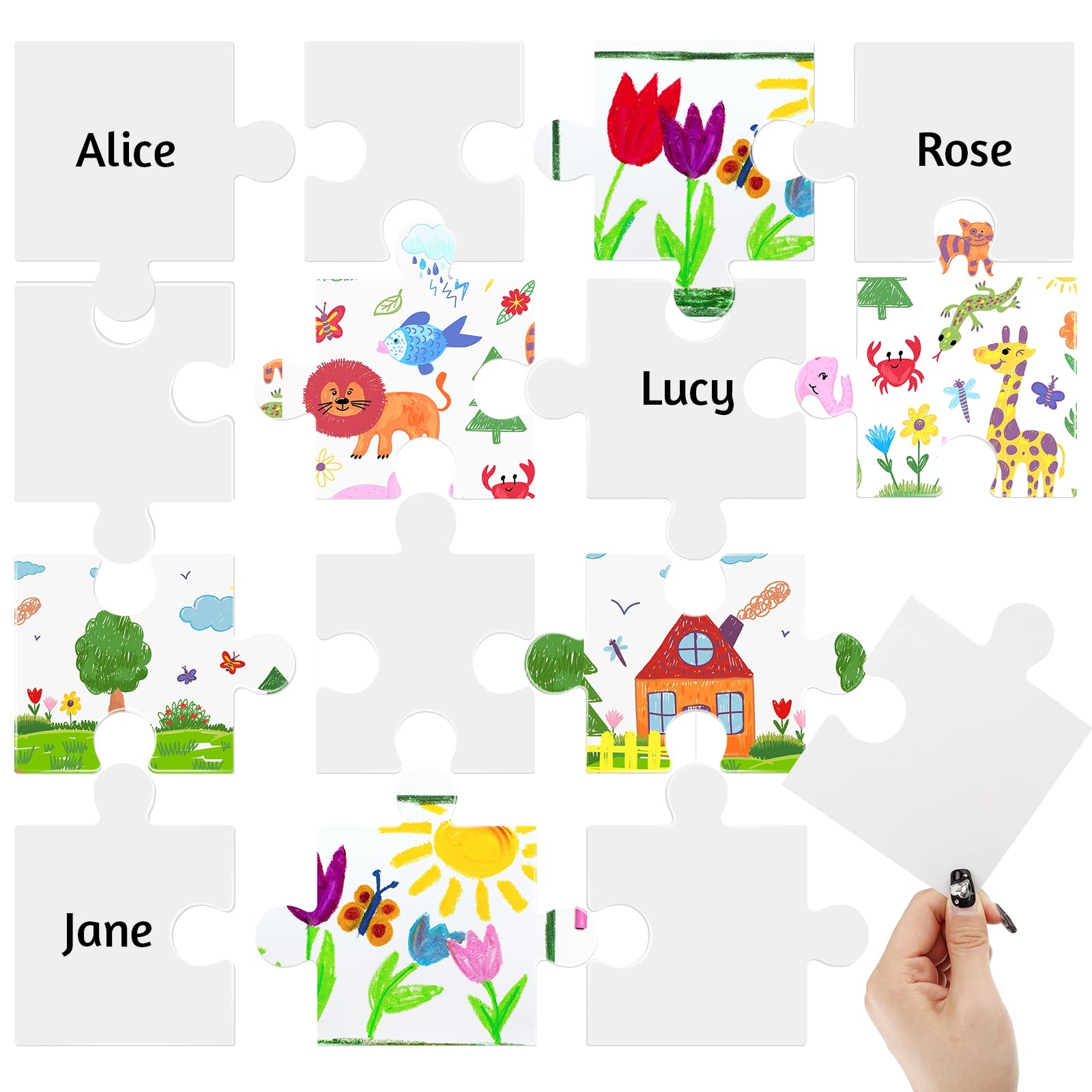 Amazon Junkin 100 Pcs Large Blank Puzzle Pieces Cutouts DIY Make Your Own Paper Puzzle Kit For Classroom Decor Bulletin Board School DIY Decor 4 Inches Office Products Amazon Junkin 100 Pcs Large Blank Puzzle Pieces Cutouts DIY Make Your Own Paper Puzzle Kit For Classroom Decor Bulletin Board School DIY Decor 4 Inches Office Products