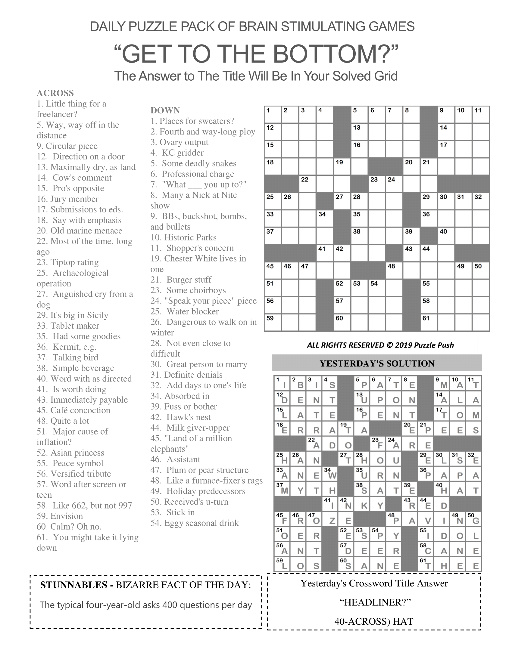 Amazon Timothy Parker Crosswords Worksheets Library