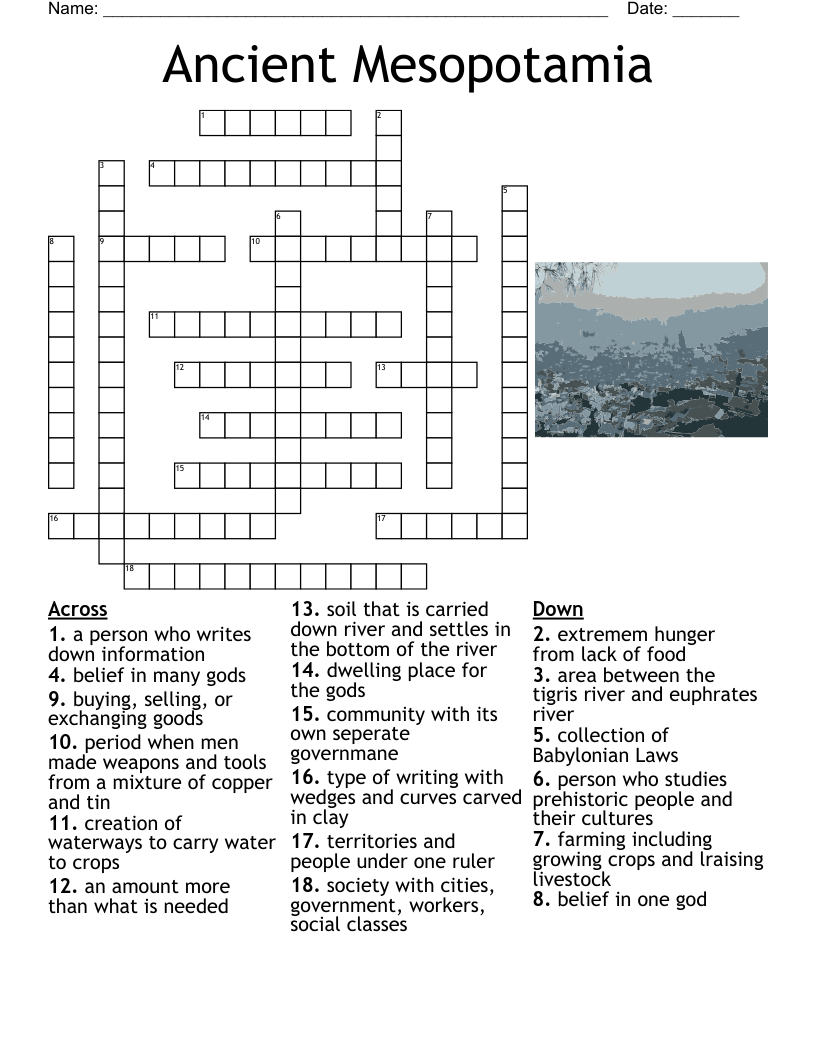 Ancient Civilizations Crossword WordMint Ancient Civilizations Crossword WordMint