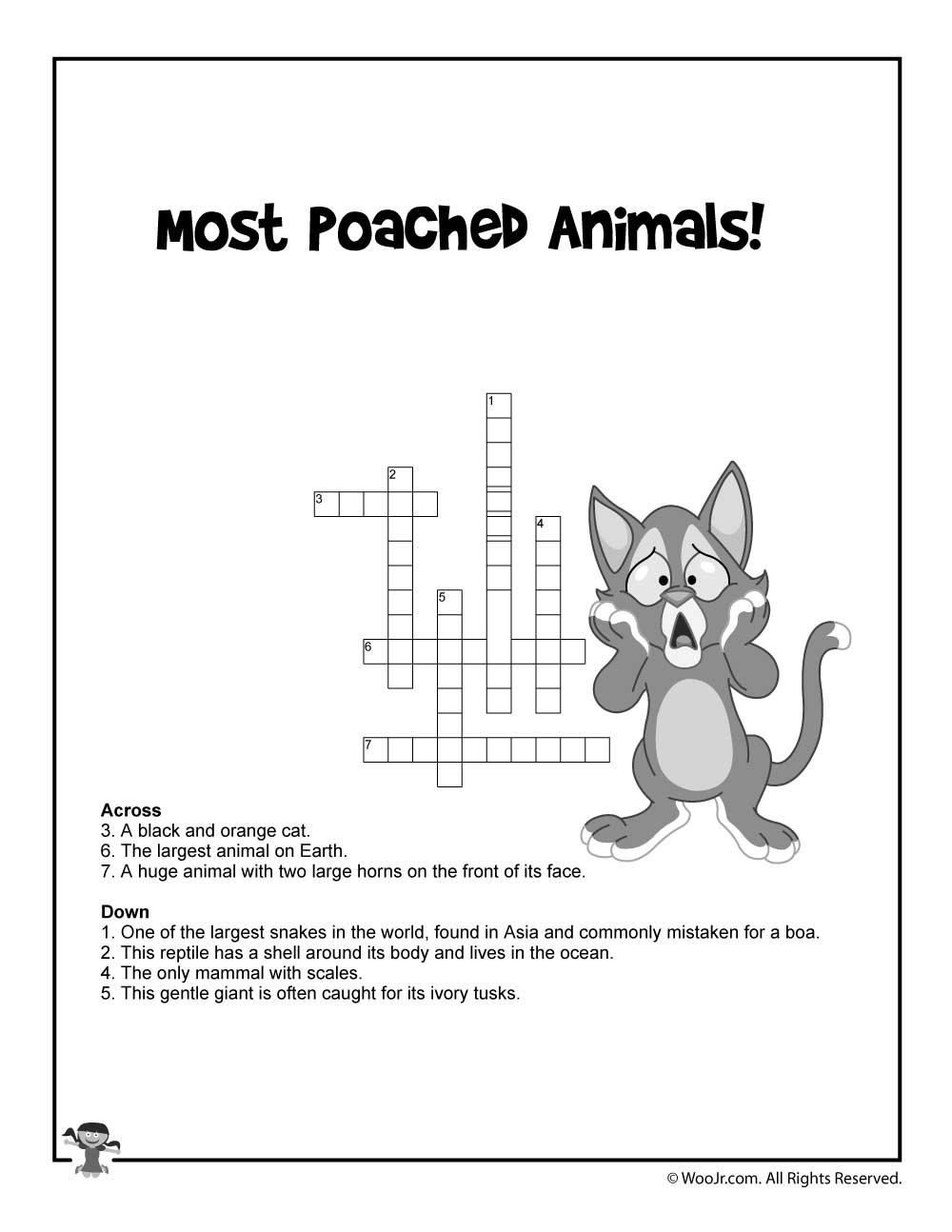 Animal Crossword Puzzles For Kids Woo Jr Kids Activities Children s Publishing Animal Crossword Puzzles For Kids Woo Jr Kids Activities Children s Publishing