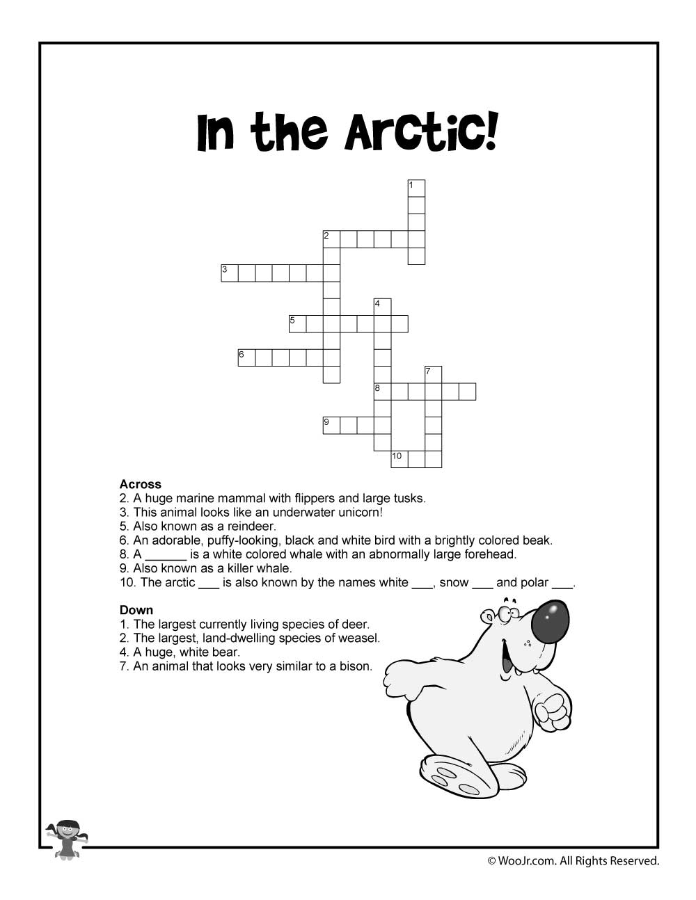 Animal Crossword Puzzles For Kids Woo Jr Kids Activities Children s Publishing Animal Crossword Puzzles For Kids Woo Jr Kids Activities Children s Publishing