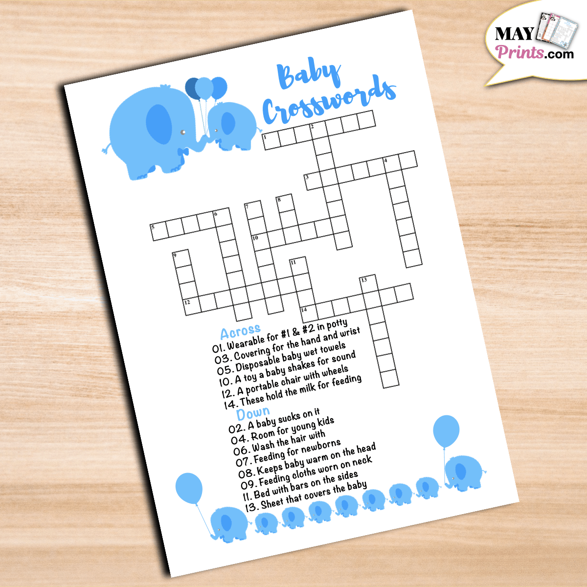 Baby Crossword Puzzle Hot Sale Baby Crossword Puzzle Hot Sale