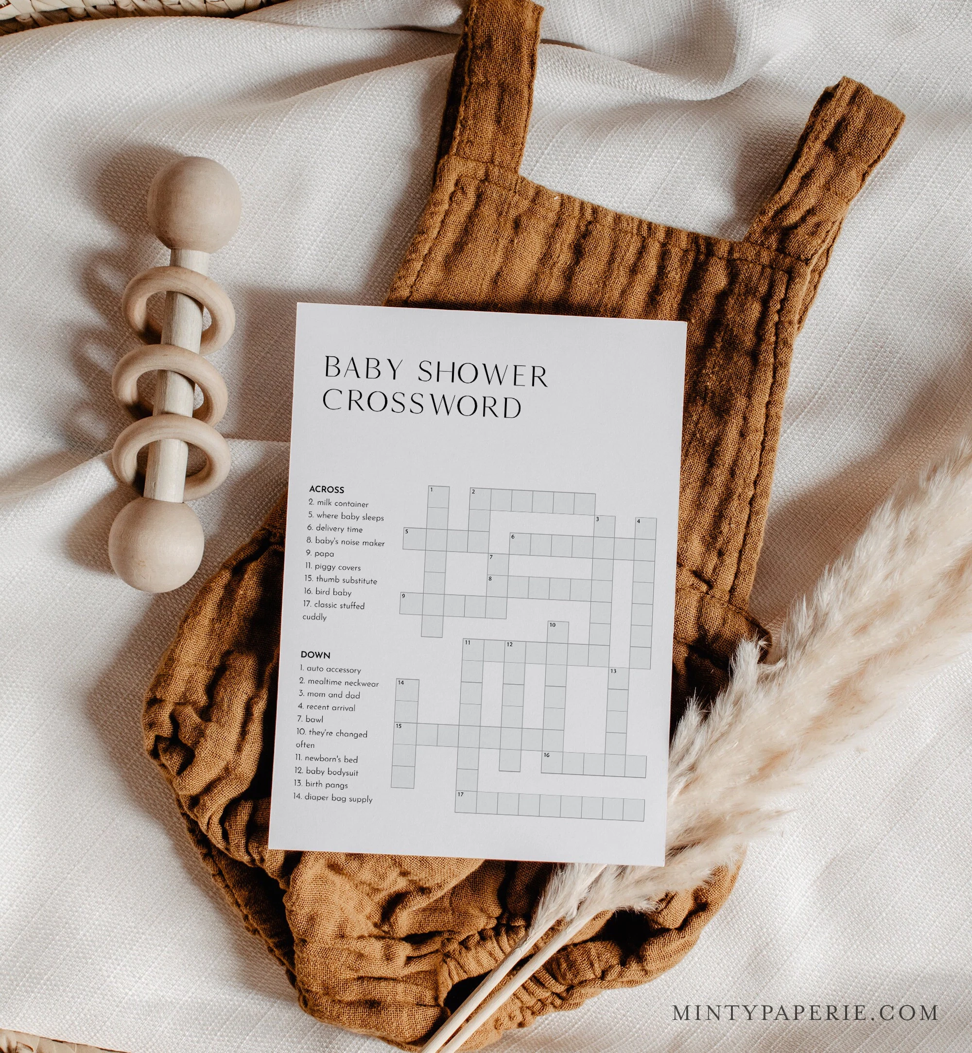 Baby Crossword Puzzle Minimalist Baby Shower Game Printable Crossword Game With Answer Key Instant Download Templett 5x7 0026B 33BAG Etsy Baby Crossword Puzzle Minimalist Baby Shower Game Printable Crossword Game With Answer Key Instant Download Templett 5x7 0026B 33BAG Etsy