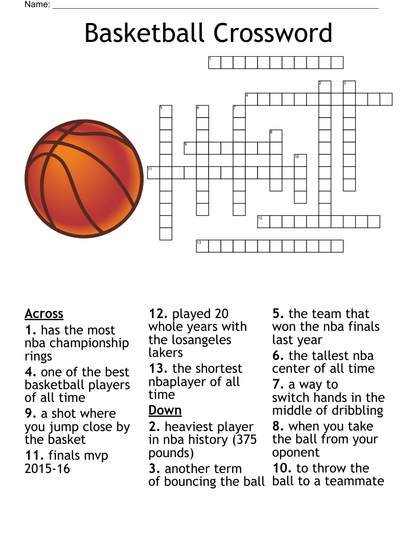 Printable Sports Crossword Puzzles 2025 Printable Sports Crossword Puzzles 2025