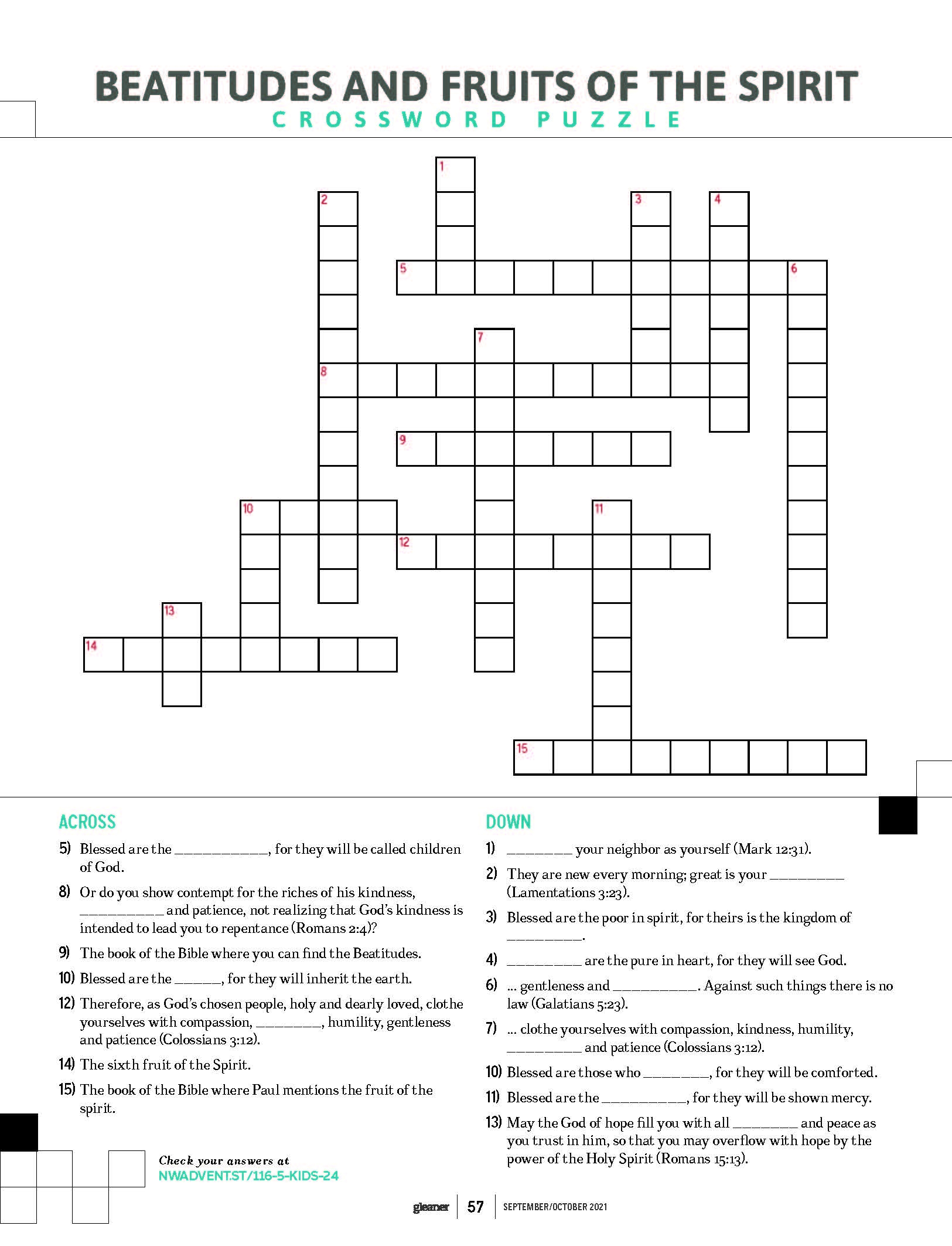 Crossword Puzzles Printable Shows