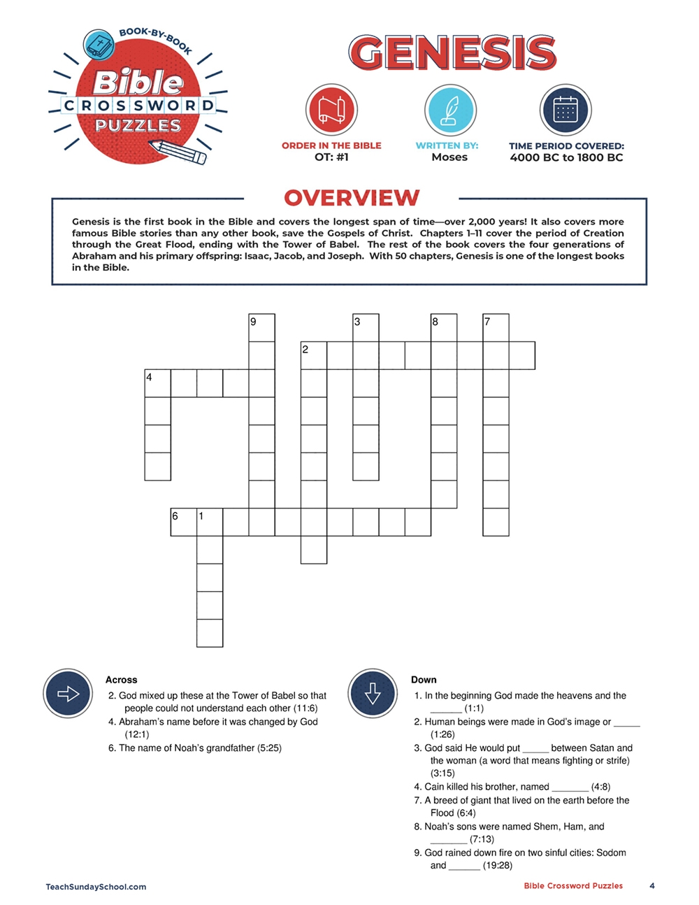Bible Crossword Puzzles Teach Sunday School Bible Crossword Puzzles Teach Sunday School