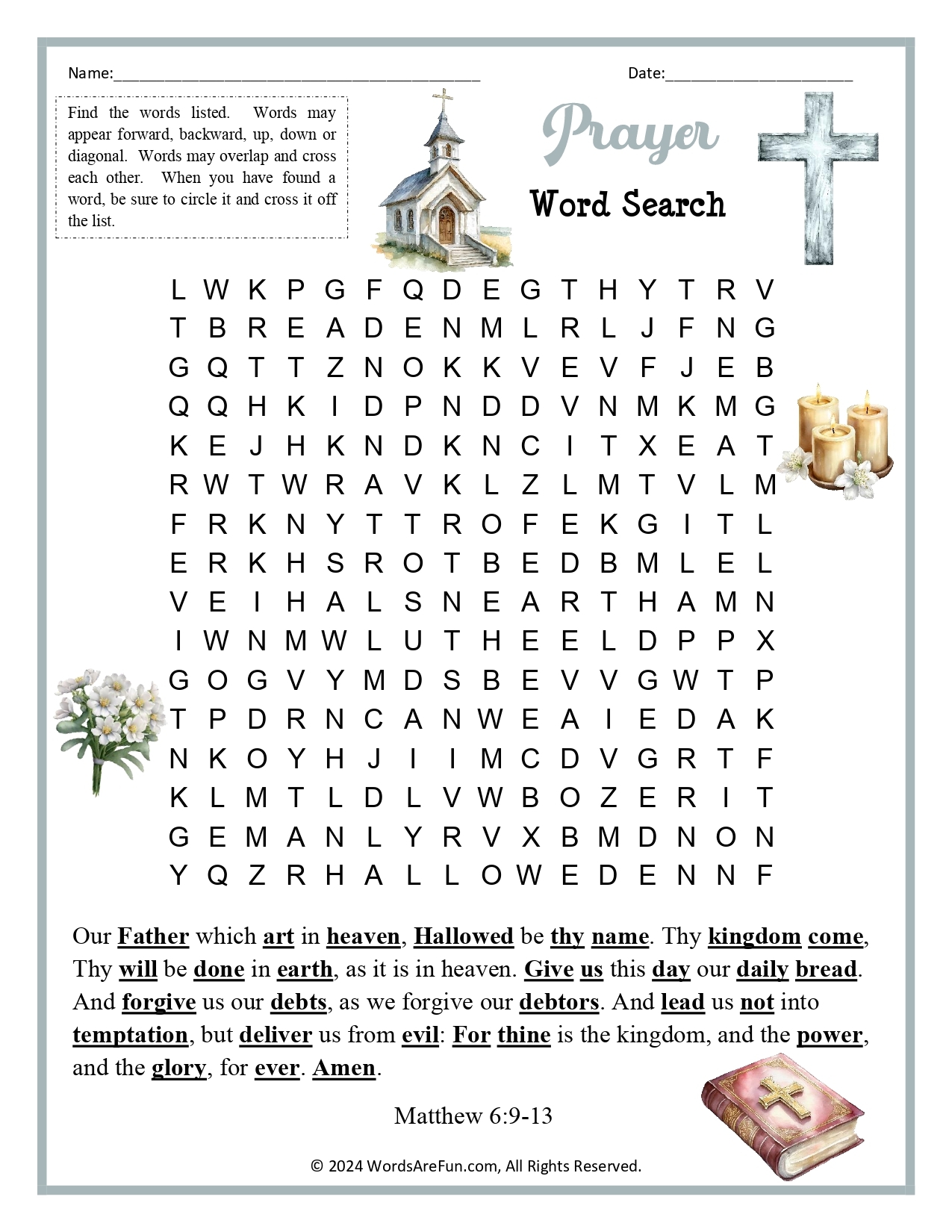 Bible Word Searches Bible Word Searches