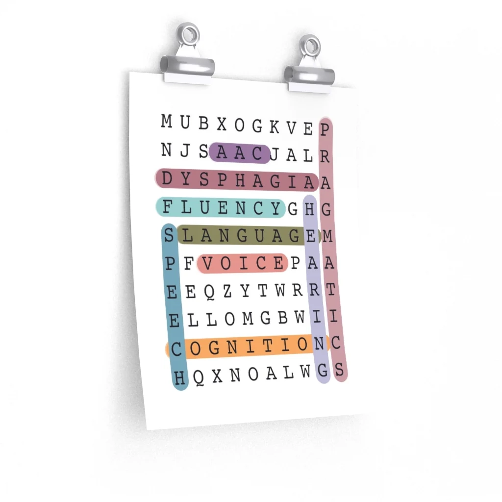 Big 9 Crossword Puzzle Poster Speaking Of Samantics
