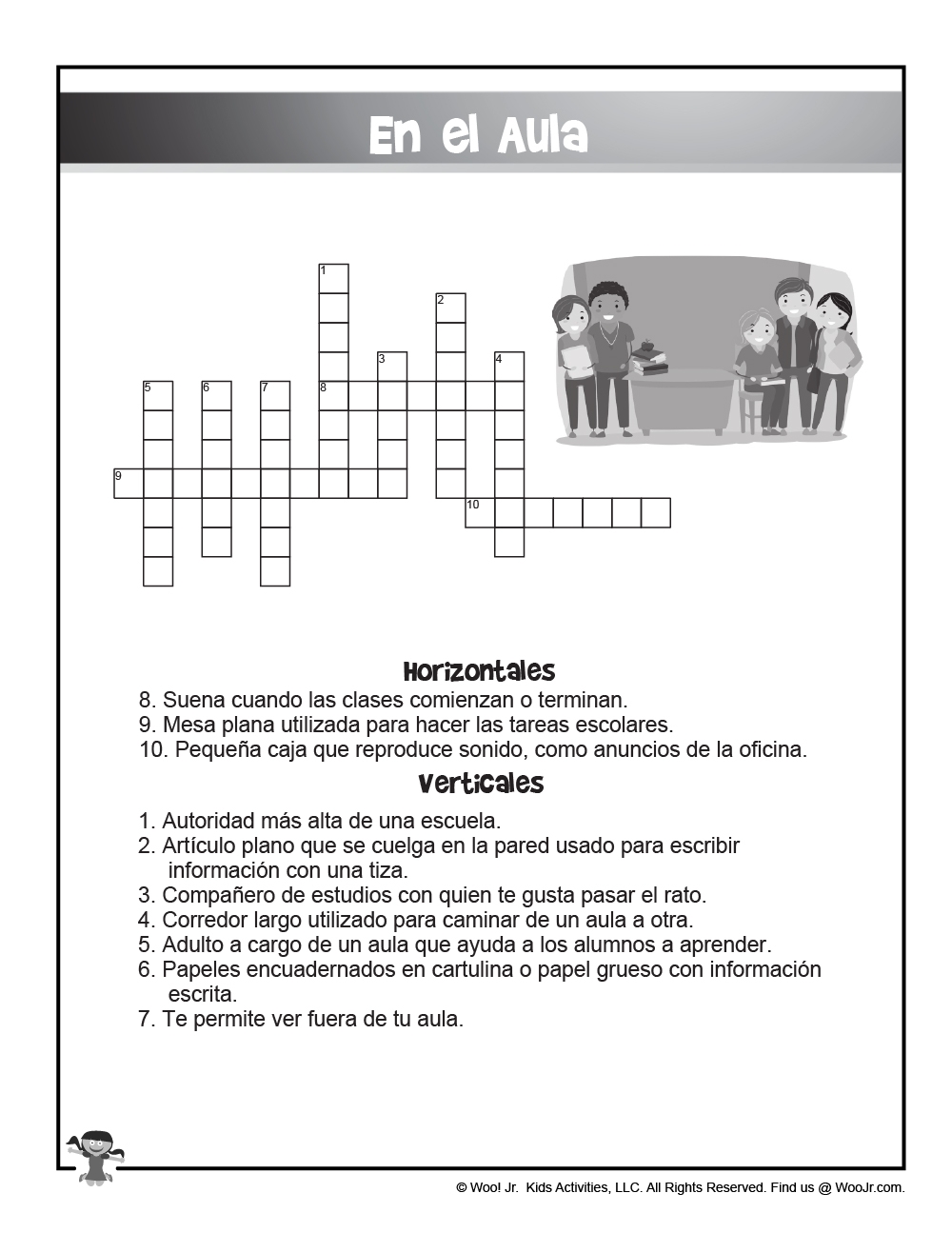 Bilingual ESL Worksheets English And Spanish Crossword Puzzles Woo Jr Kids Activities Children s Publishing Bilingual ESL Worksheets English And Spanish Crossword Puzzles Woo Jr Kids Activities Children s Publishing