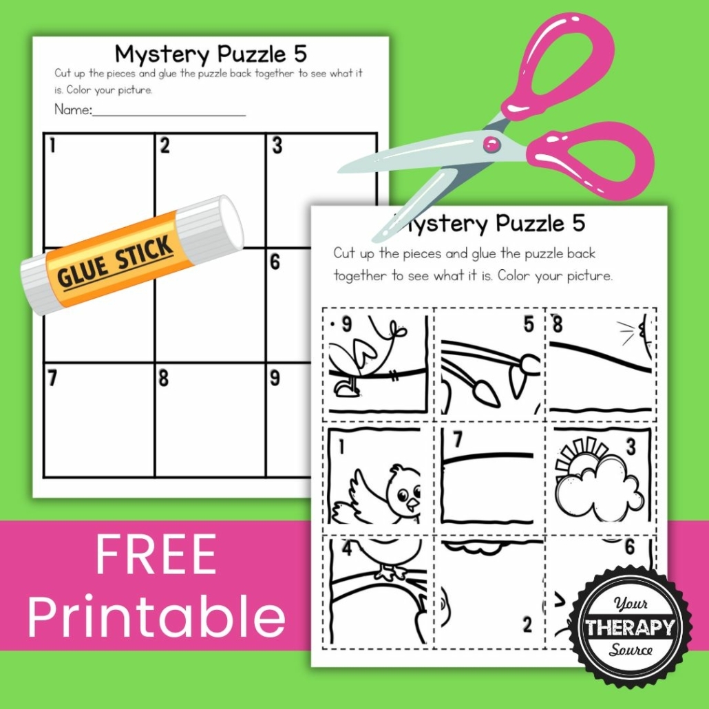 Bird Puzzle PDF Free Printable Your Therapy Source