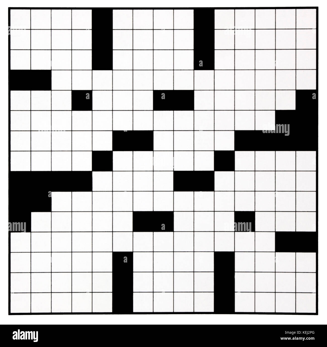 Blank Crossword Puzzle Hi res Stock Photography And Images Alamy
