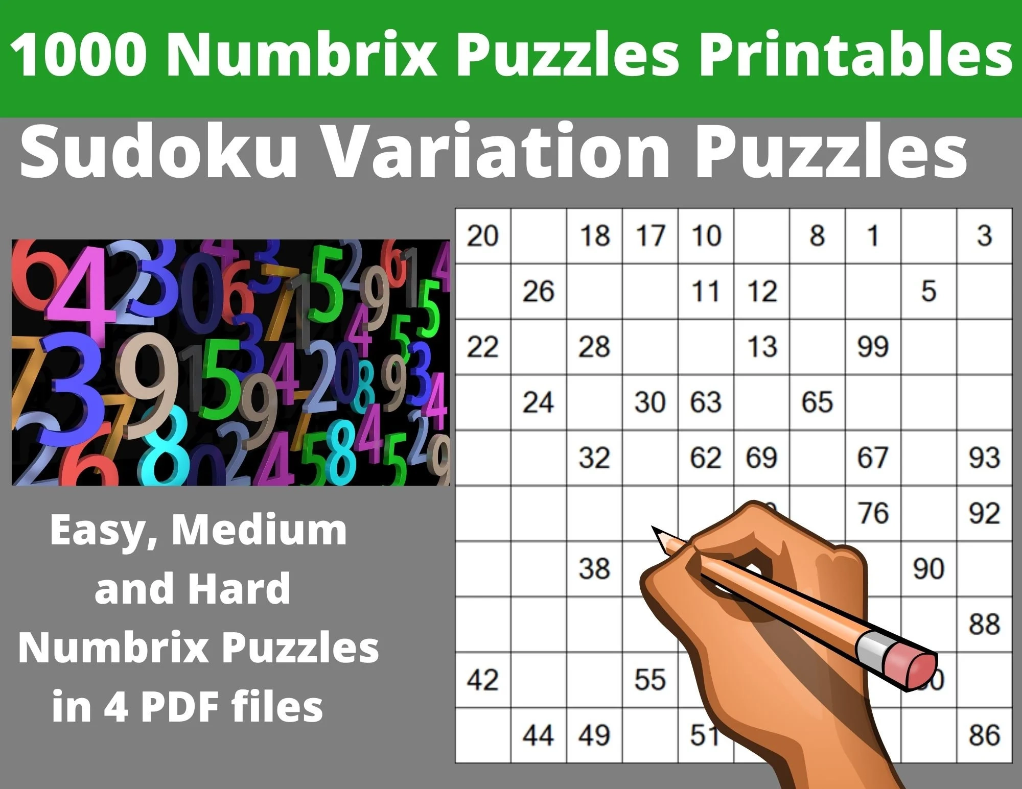 Printable Hashi Puzzles