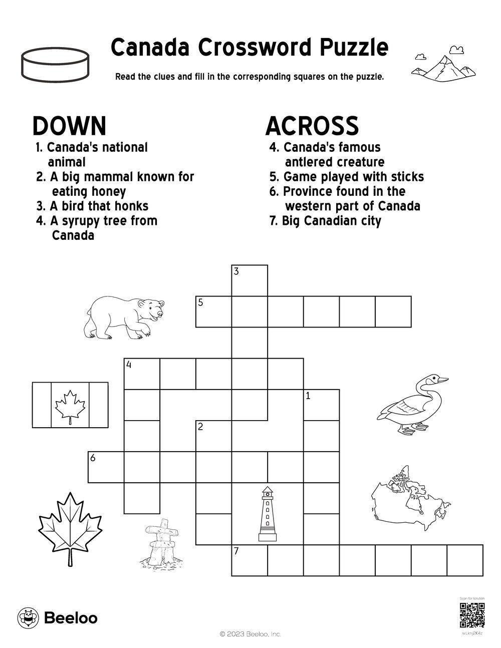 Easy Crosswords Puzzles Printable
