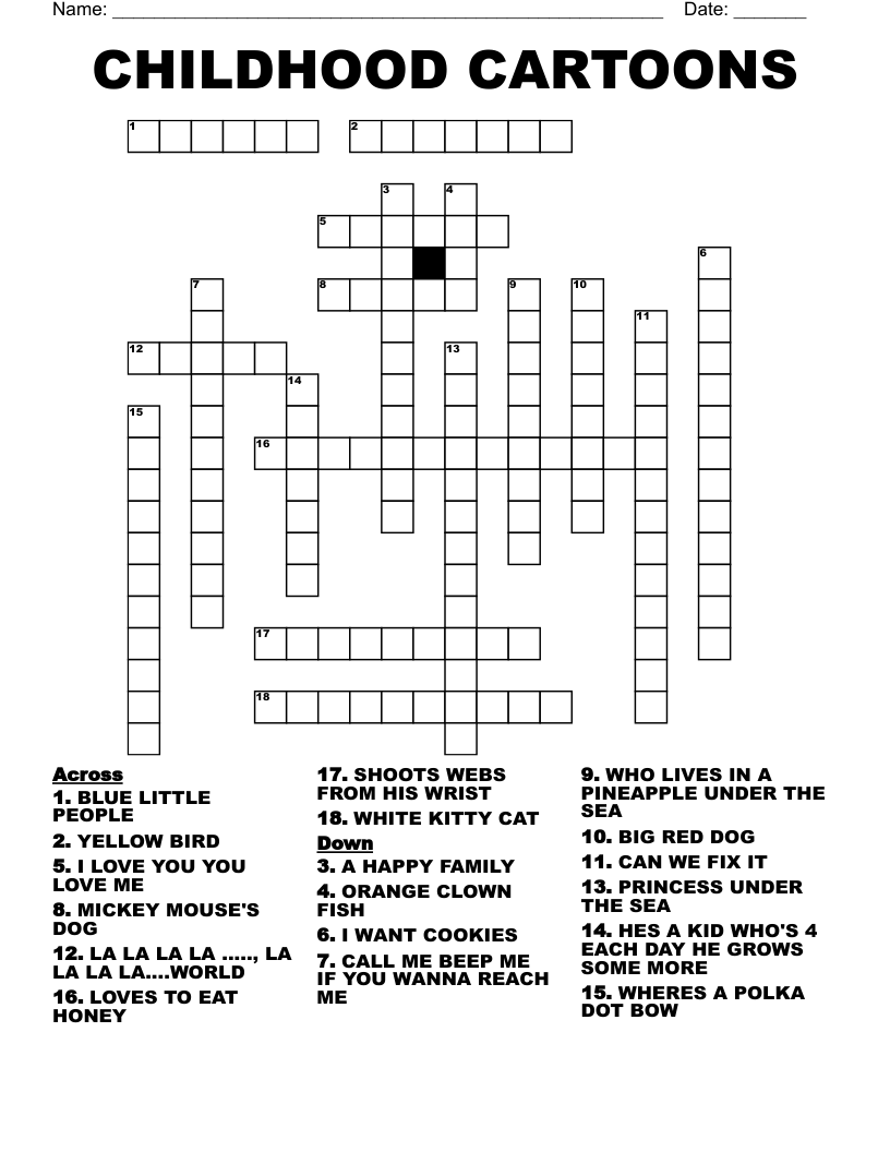 Cartoons Crosswords Word Searches Bingo Cards WordMint Cartoons Crosswords Word Searches Bingo Cards WordMint