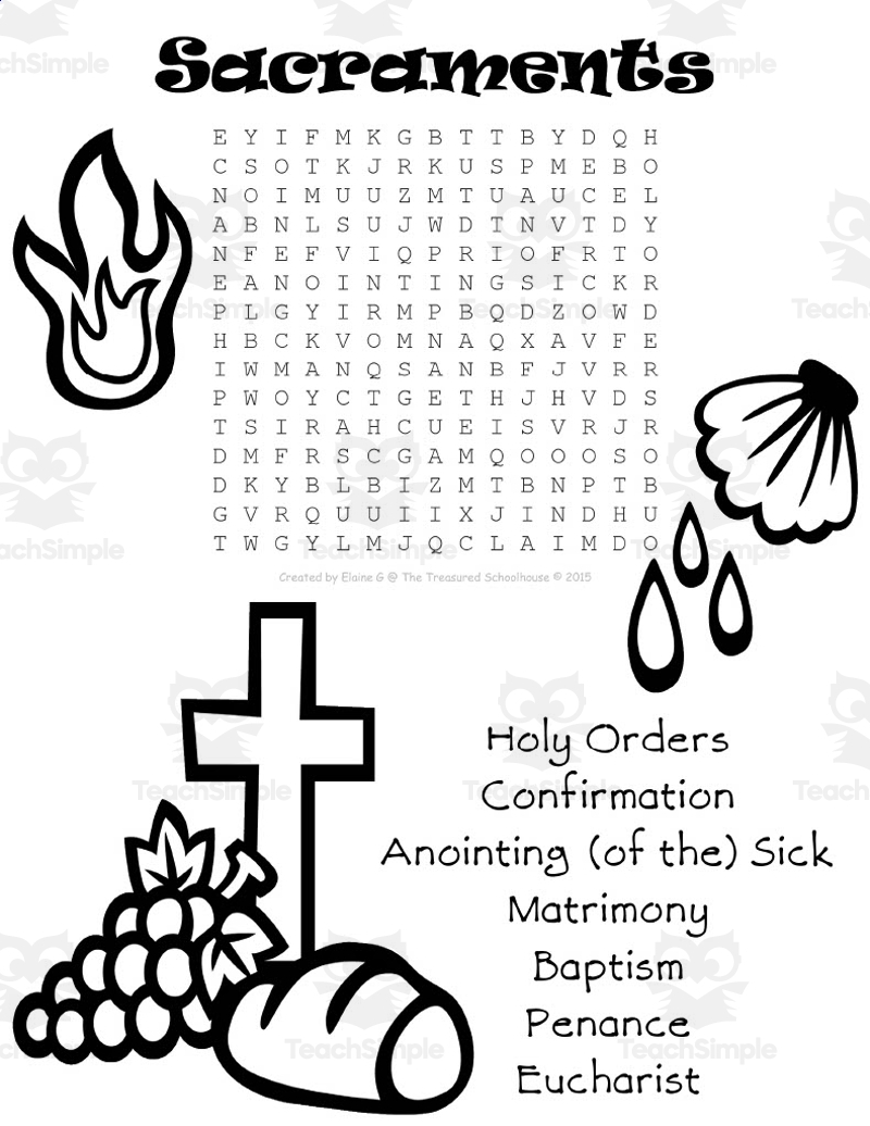 Catholic Word Searches By Teach Simple Catholic Word Searches By Teach Simple