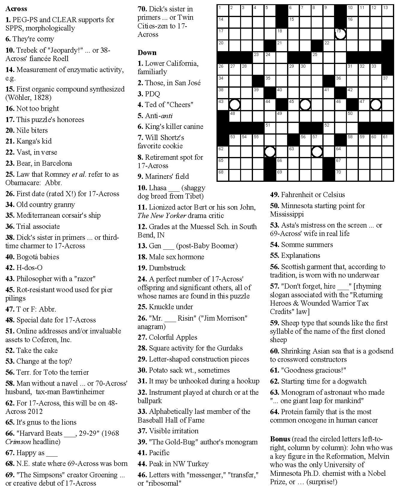 Free Printable Medium Crossword Puzzles Free Printable Medium Crossword Puzzles