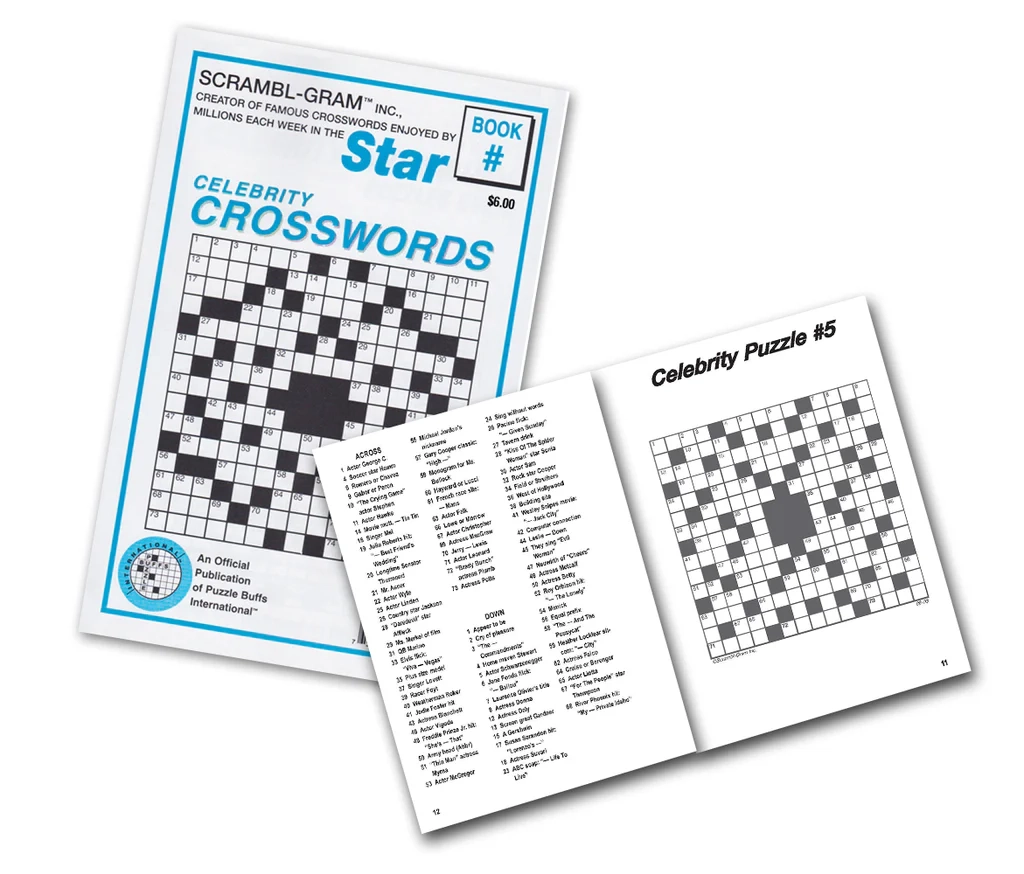 Celebrity Crosswords Books Puzzle Buffs Celebrity Crosswords Books Puzzle Buffs