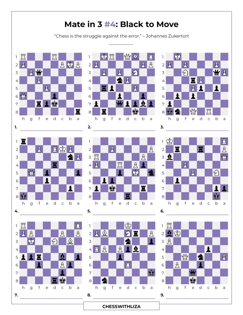 Chess puzzles Yelizaveta Orlova Chess puzzles Yelizaveta Orlova
