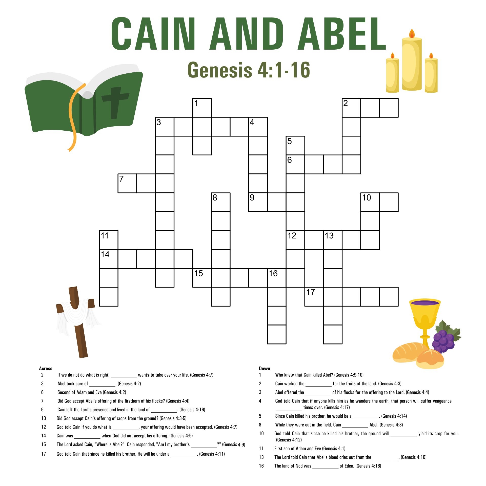 Christian Crossword Puzzles 10 Free PDF Printables Printablee Christian Crossword Puzzles 10 Free PDF Printables Printablee